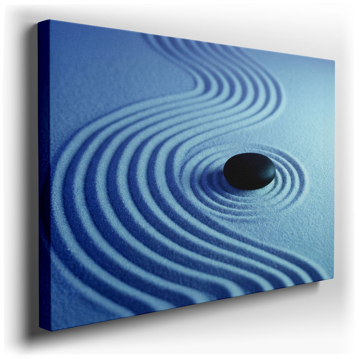 Zen Garden Stone - Minimalist Canvas Wall Art