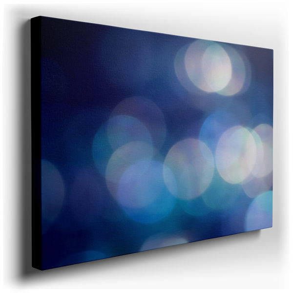 Blue Bokeh Dreamscape Canvas Art for Modern Decor