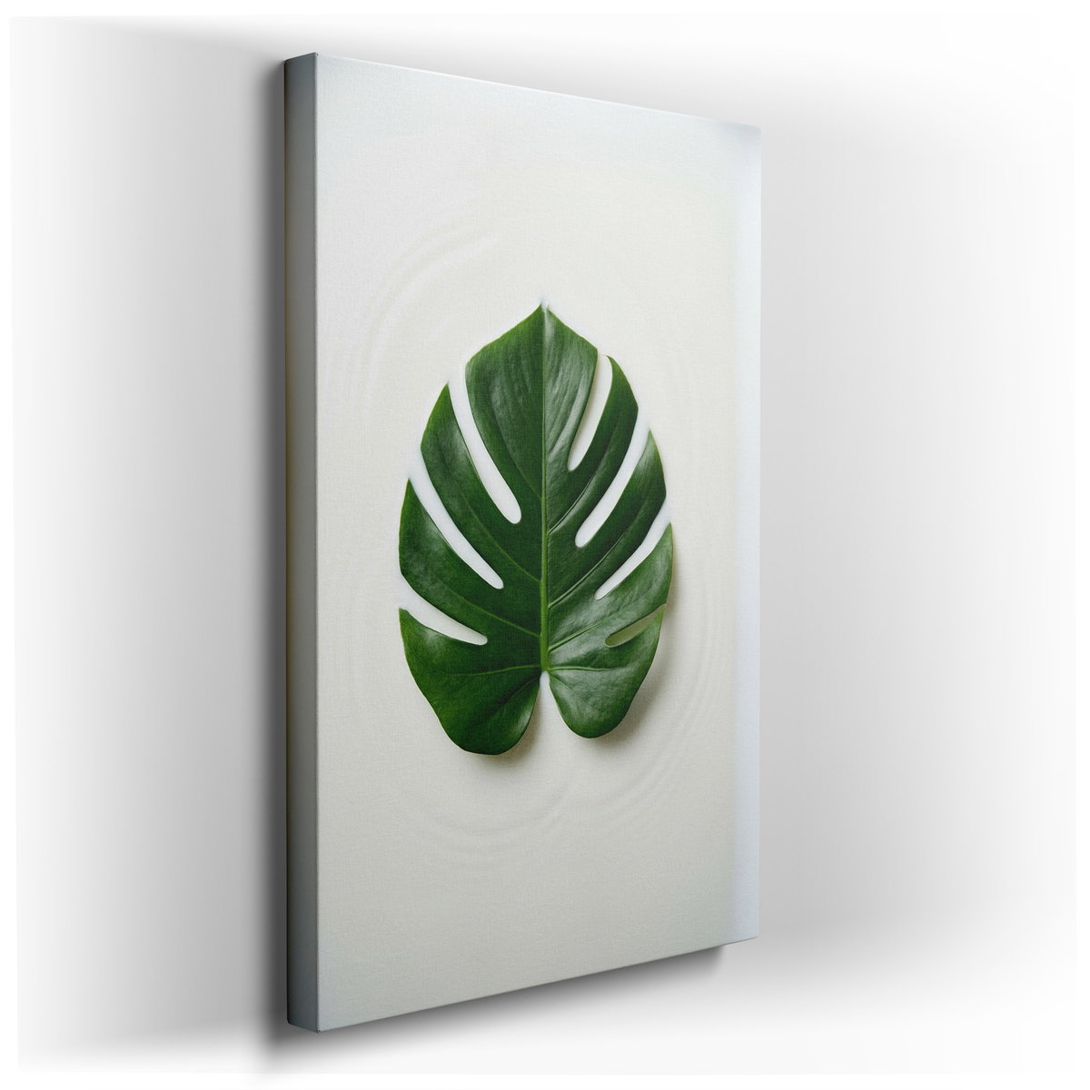 Monstera Leaf - Tropical Canvas Wall Art