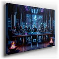 Futuristic Board Meeting - Sci-Fi Canvas Wall Art