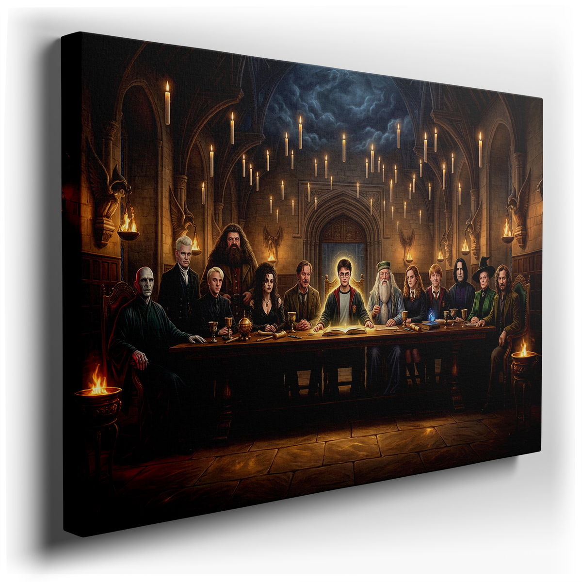 Harry Potter's Last Supper - Fantasy Canvas Wall Art