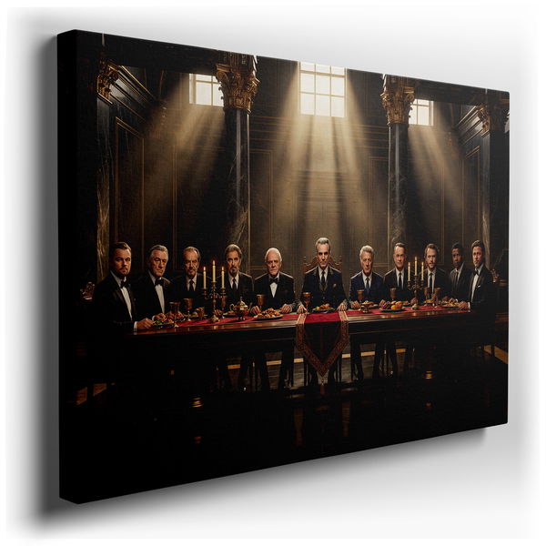 The Last Supper of Hollywood Legends - Elegant Canvas Wall Art