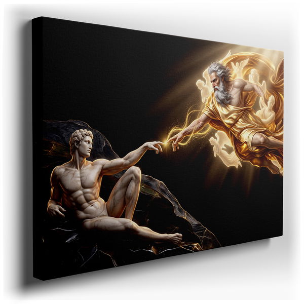 Creation of Adam Inspired Wall Art - Divine Connection