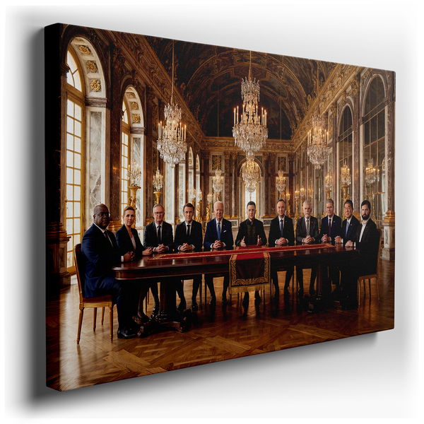 Leaders at Versailles - Elegant Canvas Wall Art