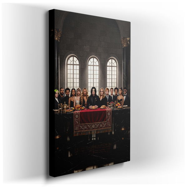 Music Icon Dinner Canvas Wall Art