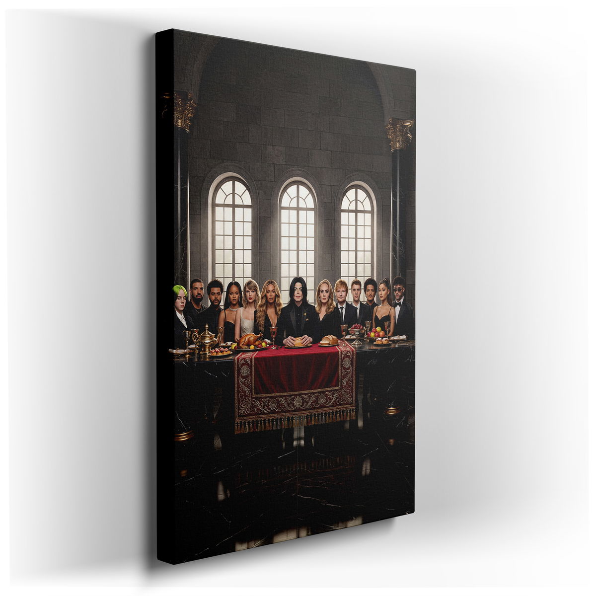 Music Icon Dinner Canvas Wall Art