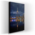 Toronto Skyline Reflection Canvas Wall Art