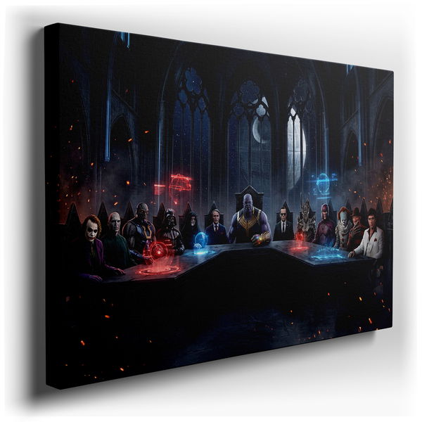 Villains' Summit - Dark Fantasy Canvas Wall Art