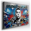 Mbappé - Graffiti Canvas Wall Art
