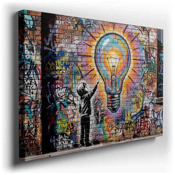 Colorful Graffiti Art - Urban Canvas Wall Art