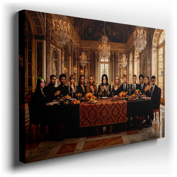 A Royal Feast - Surreal Canvas Wall Art