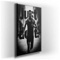 Just Do It Runner - Black and White Canvas Wall Art