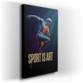 Sport Is Art Sculpture Canvas Wall Art