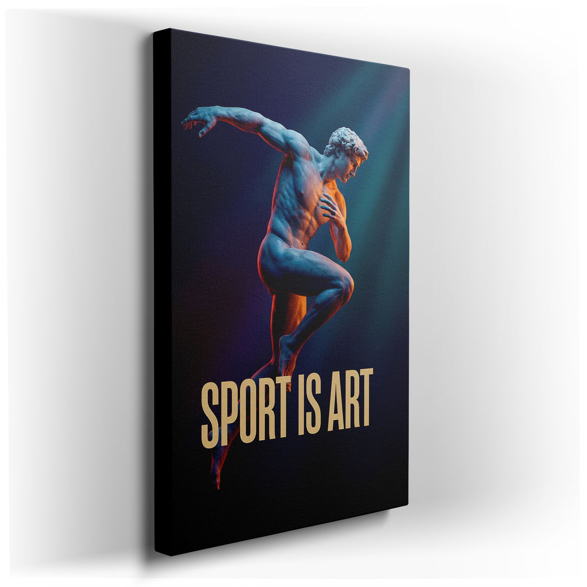 Sport Is Art Sculpture Canvas Wall Art