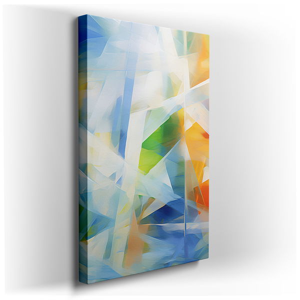 Vibrant Geometric Canvas Art for Living Room & Office