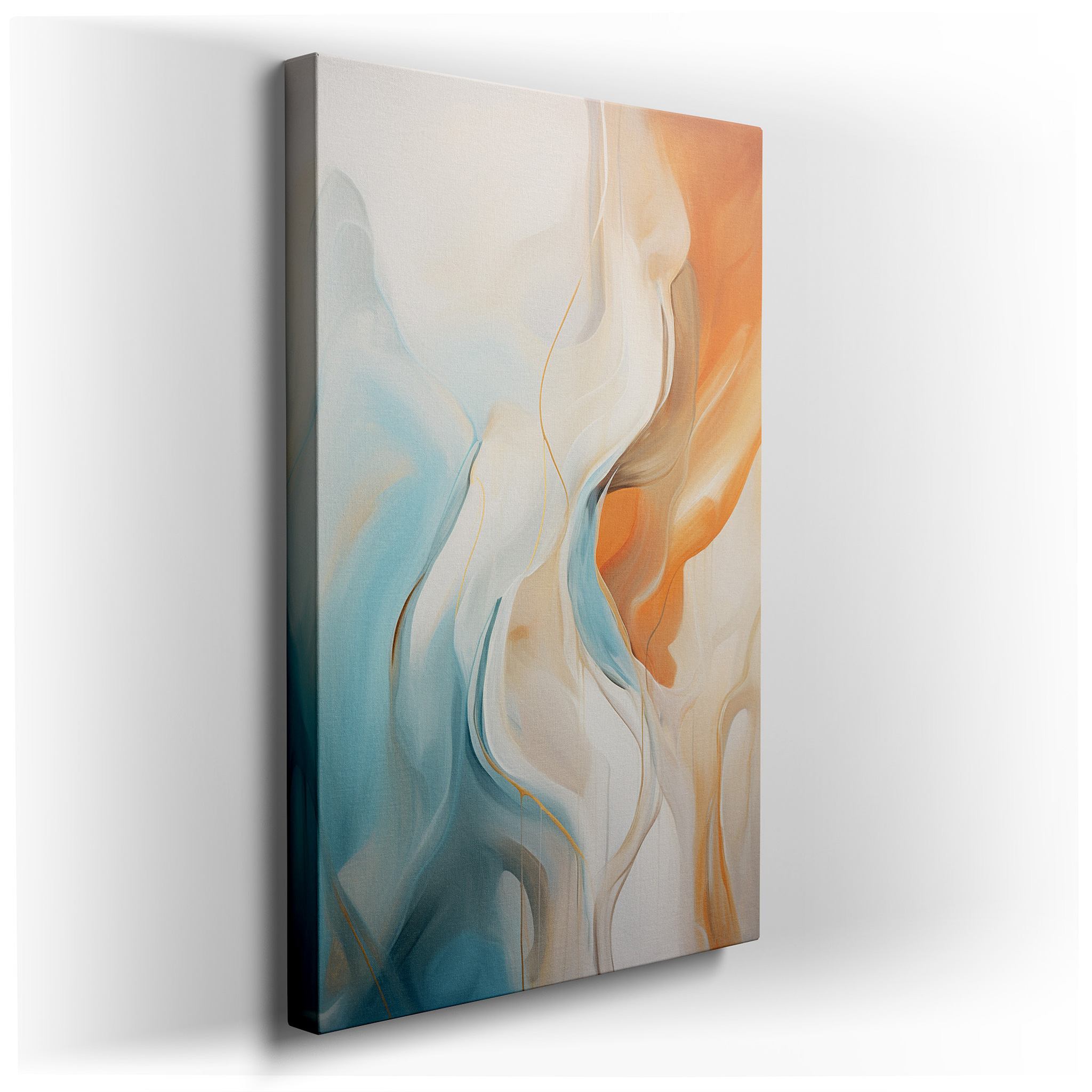 A Haven of Serenity and Contemplation with Soft Hues and Elegant Forms: Oversized Wall Art, Canvas Wall Art, Wall