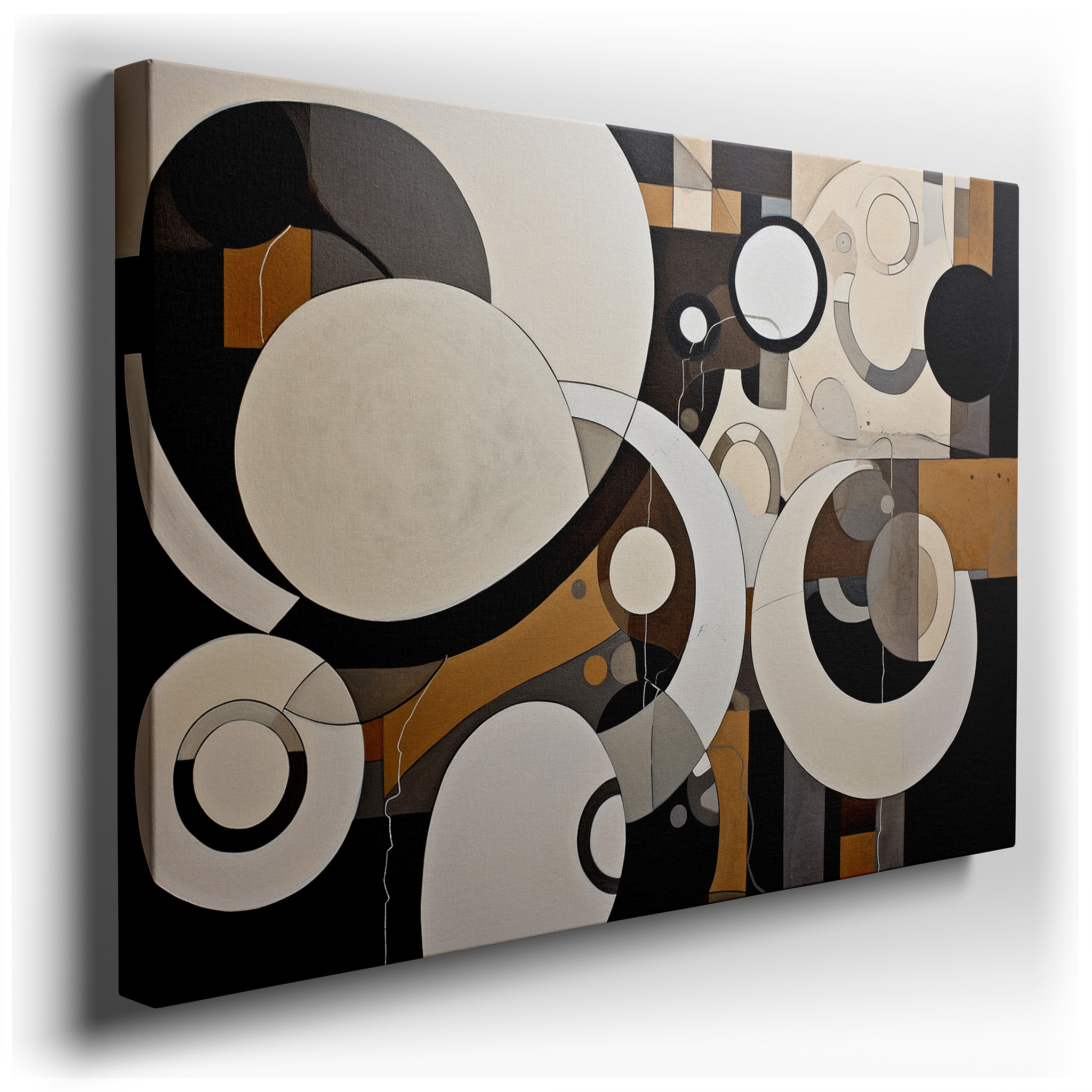 Abstract Artistry and Geometric Precision Combine in This Enthralling Large Wall Art for Modern Spaces, Perfect as