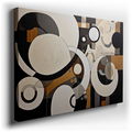 Geometric Precision Canvas Art for Modern Spaces