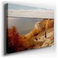 Autumn Beach Tranquility Canvas Art for Bedrooms
