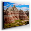Badlands National Park - Majestic Peaks Canvas Wall Art