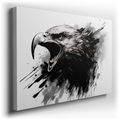 Roaring Eagle - Large Canvas Wall Art for Bedroom