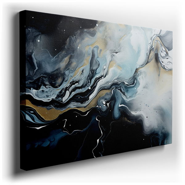 Dance of Color and Light Abstract Canvas Art