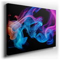 Dynamic Swirls & Smoke-Like Shapes Canvas Art for Office