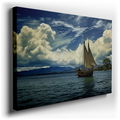 Classic Sailing Ship on Calm Waters - Nautical Canvas Wall Art