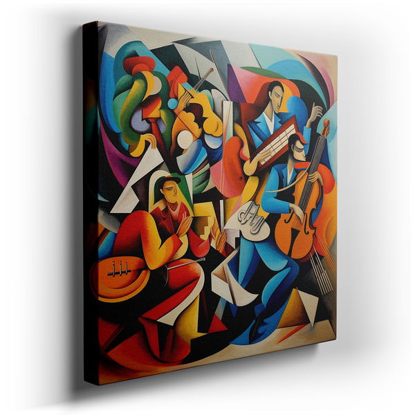 Colorful Abstract Musicians Wall Art for Any Space