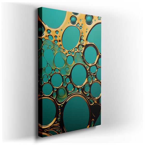 Colorful Bubbles Dance - Vibrant Abstract Wall Art