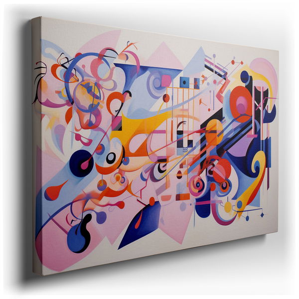 Dynamic Abstract Artwork Wall Art
