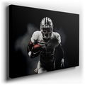 Football Player Action Wall Art for Sports Enthusiasts