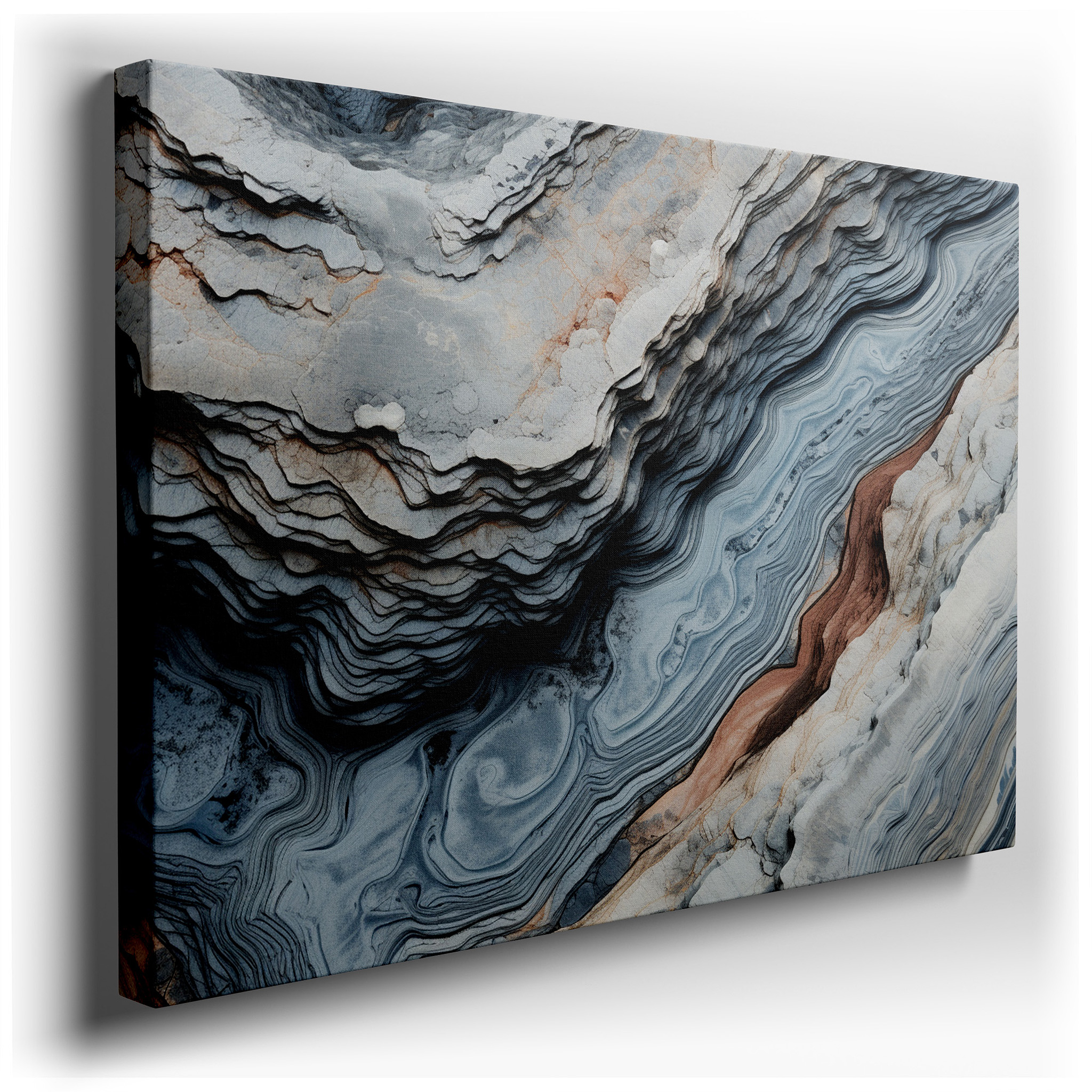 Earthy Tones and Textures Tapestry: Large Canvas Wall Art Inspired by Nature's Eternal Beauty, Perfect for Home and