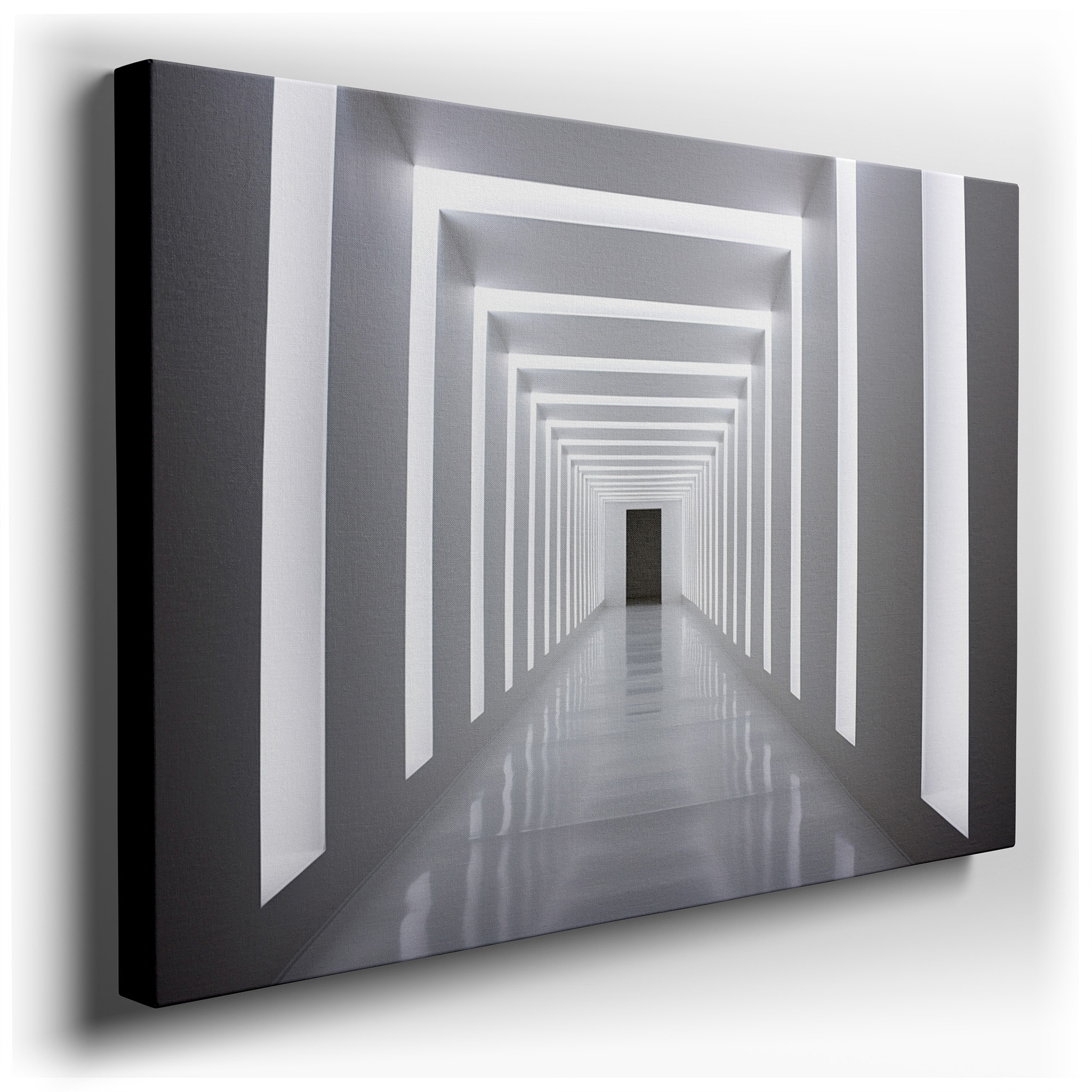 Elegant Abstract Art in Modern Corridor Featuring Soft Pastels and Silver Highlights, Large Canvas Wall Art, Wall Decor