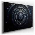 Elegant Circular Design Canvas Art for Bedroom & Office