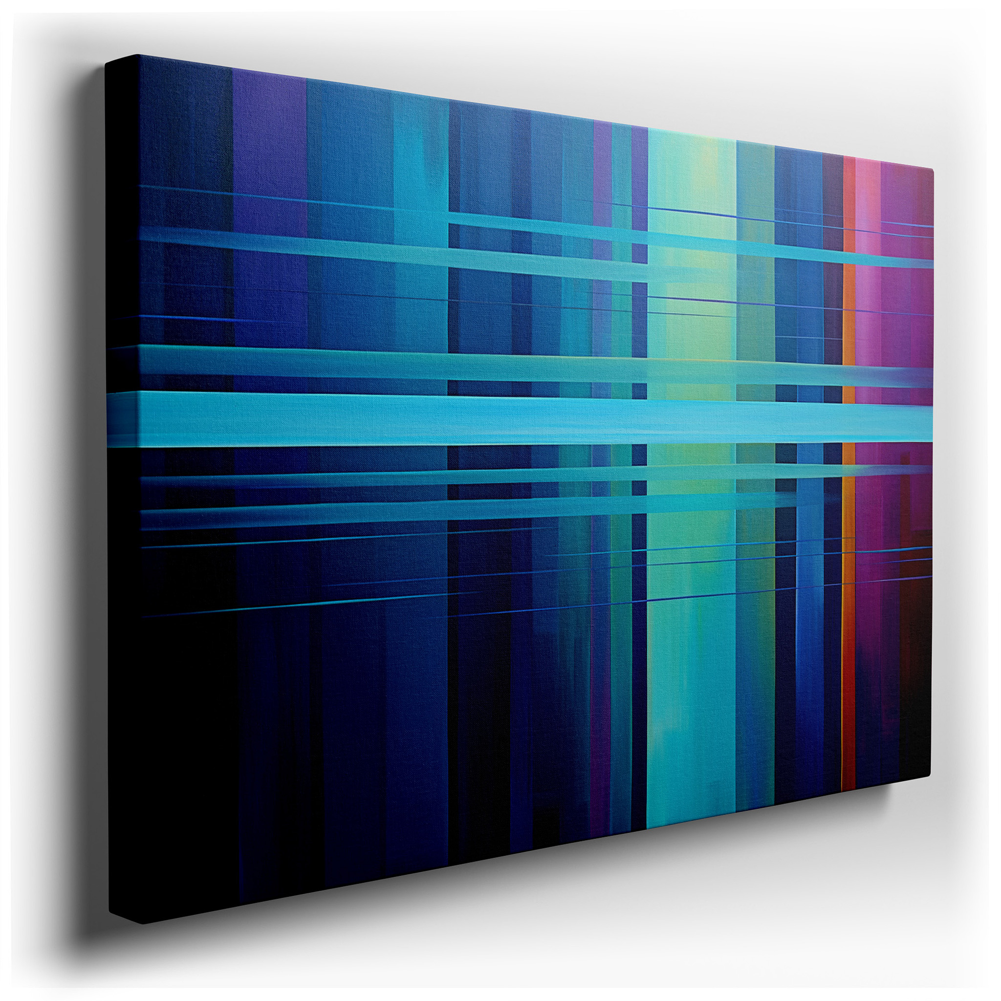 Elegant Vertical Abstract Masterpiece Large Canvas Wall Art for Office, Bedroom, and Living Room Decor wrapped canvas -