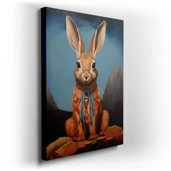 Enchanted Hare - Colorful Canvas Wall Art