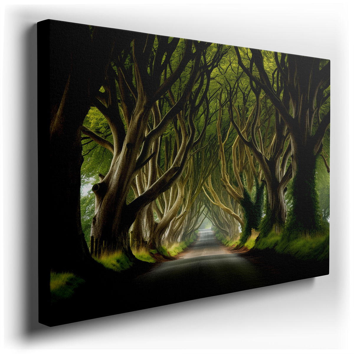 Enchanted Pathway - Tranquil Nature Canvas Wall Art