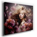 Ethereal Elegance - Tranquil Blossoms Canvas Wall Art