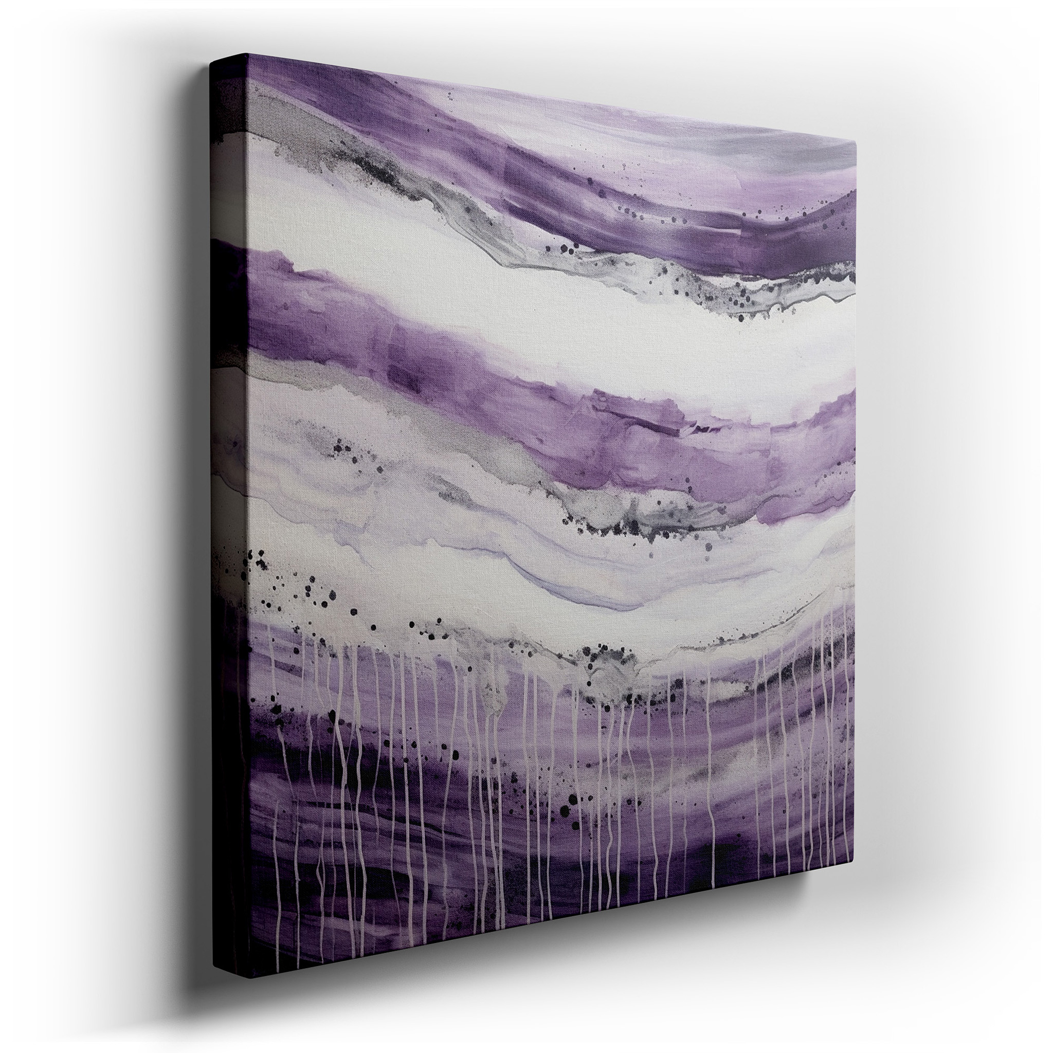 Explore a Visual Adventure in Purple Shades and Vibrant Textures: Large Wall Art, Canvas Wall Art, Wall Decor for