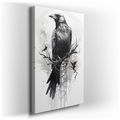 Elegant Bird Illustration Wall Art for Office Decor