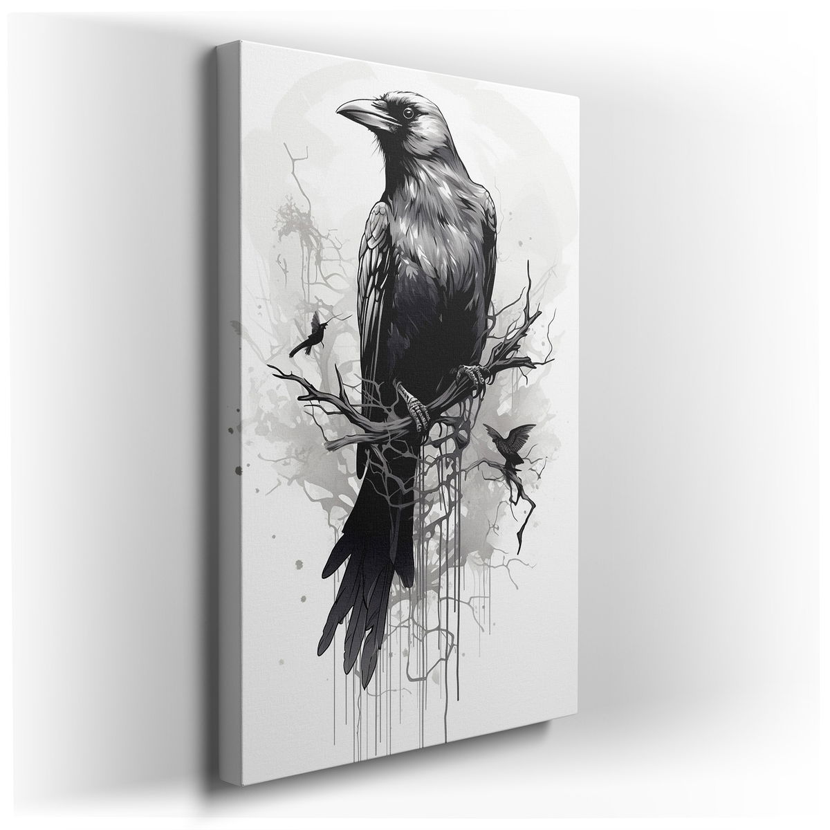 Elegant Bird Illustration Wall Art for Office Decor