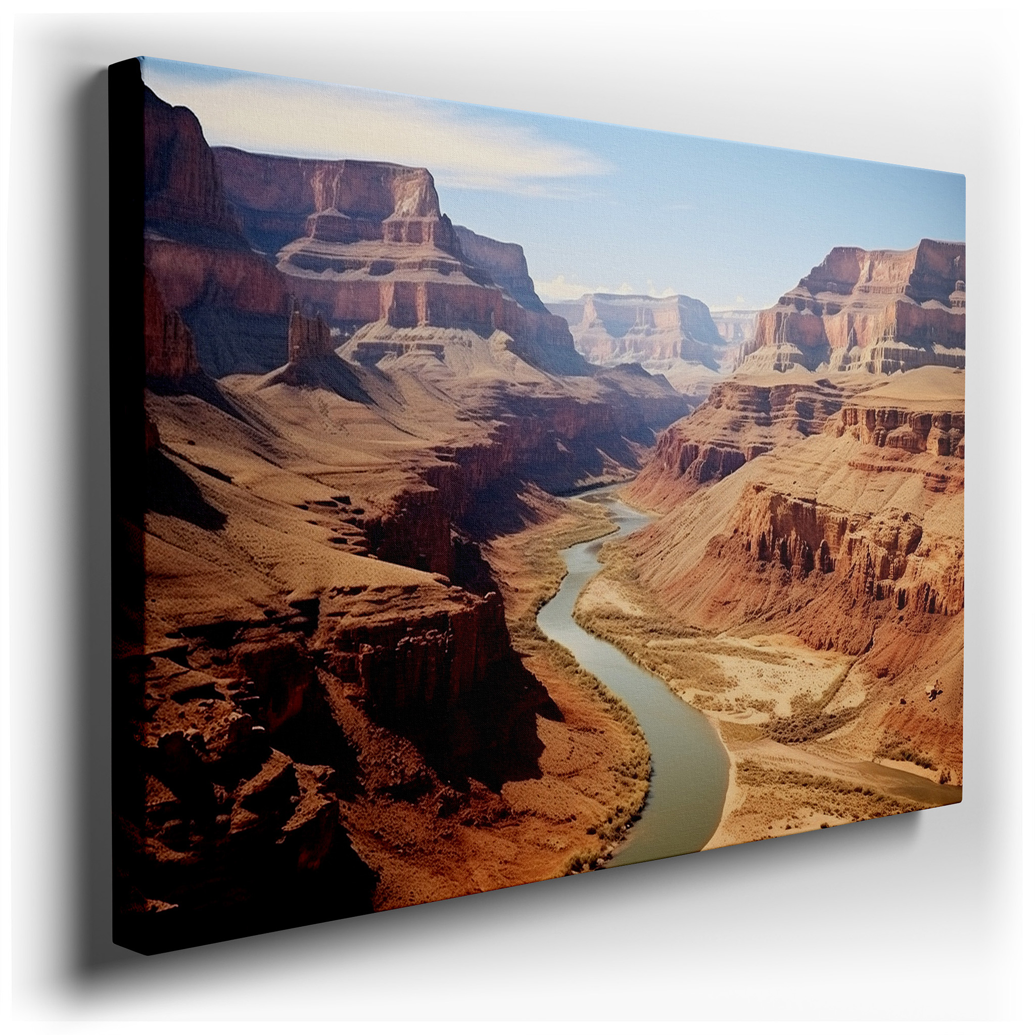 Grand Canyon Wall Art for Interiors: A Vivid Journey Through Time and Nature. Explore Large Canvas Art, Decorative Wall