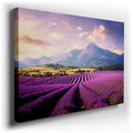 Majestic Mountains at Sunset - Vibrant Canvas Art