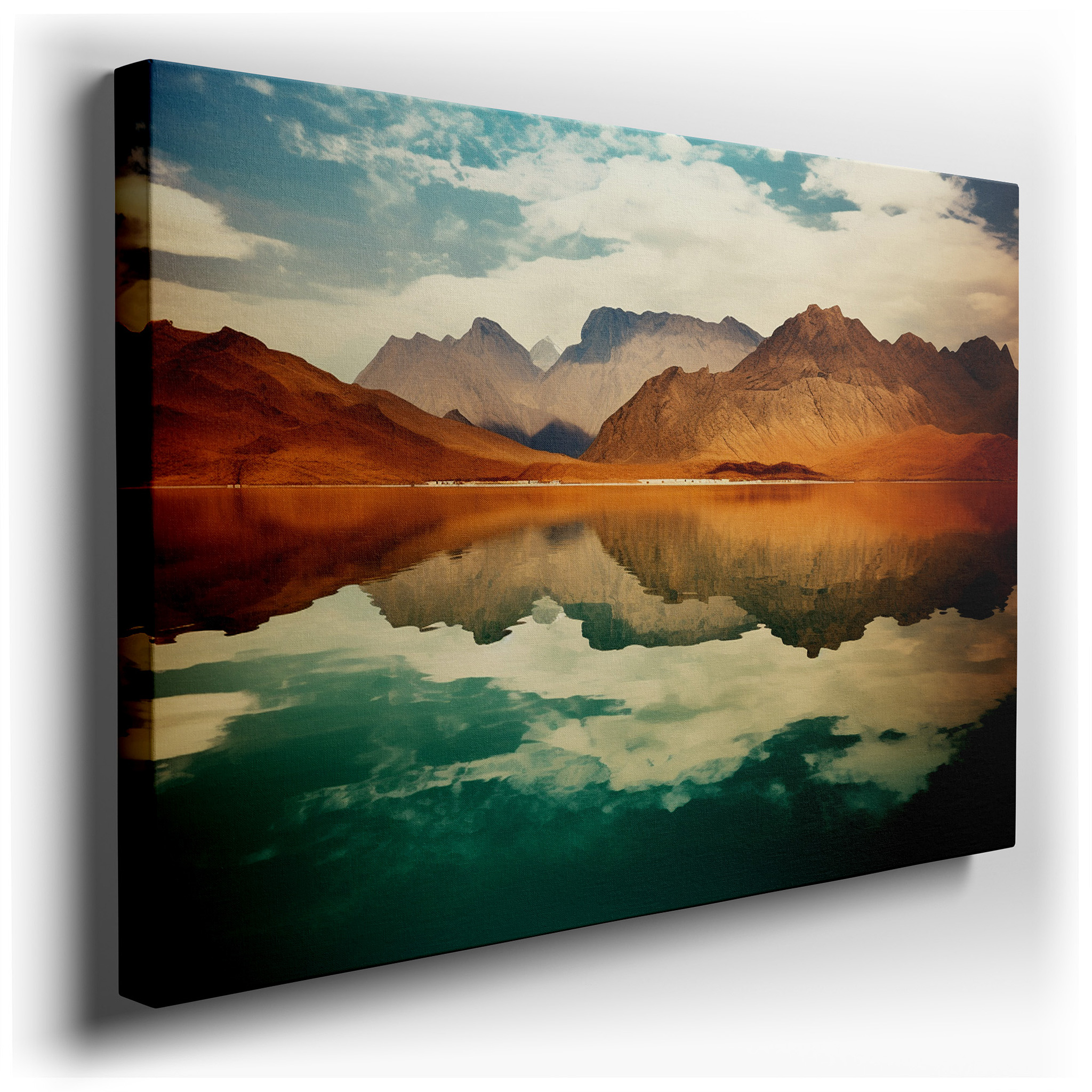 Majestic Mountains and Serene Waters: Celebrating Nature's Splendor - Large Wall Art, Canvas Wall Art, Wall Decor for