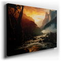 Majestic Peaks - Tranquil Nature Canvas Wall Art