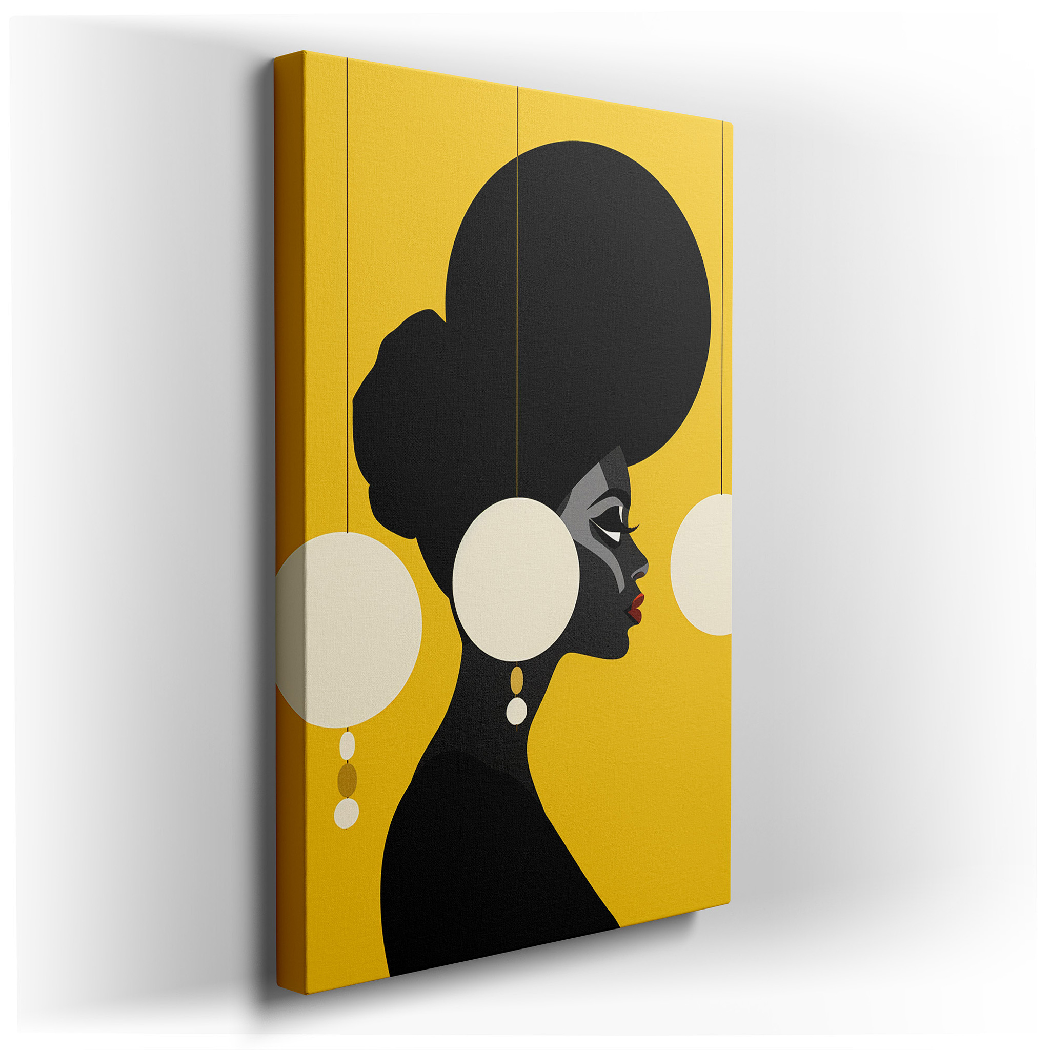 Modern Elegance Blends with Classic Charm in a Striking Display of Sophistication and Style: Large Wall Art, Canvas