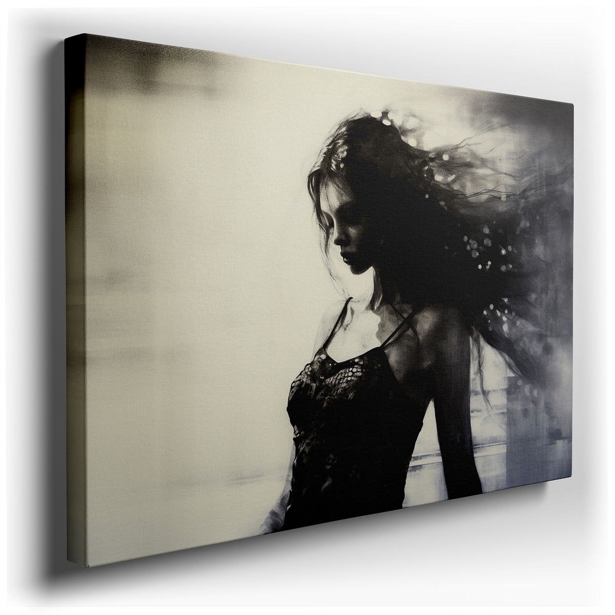 Monochromatic Femininity Wall Art