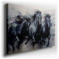Monochrome Thunder Canvas Art for Office & Living Room