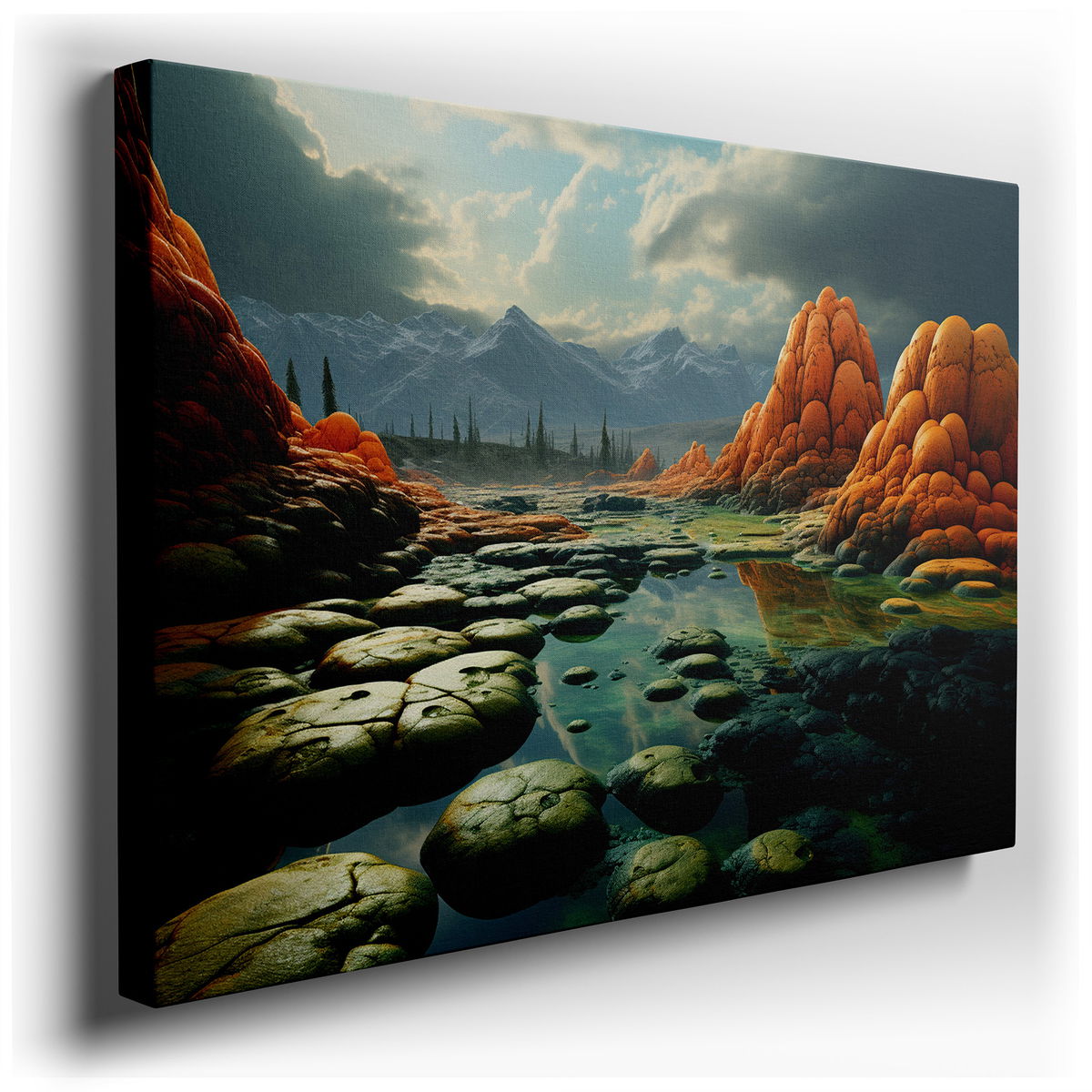 Mystical Landscape - Surrealistic Canvas Wall Art